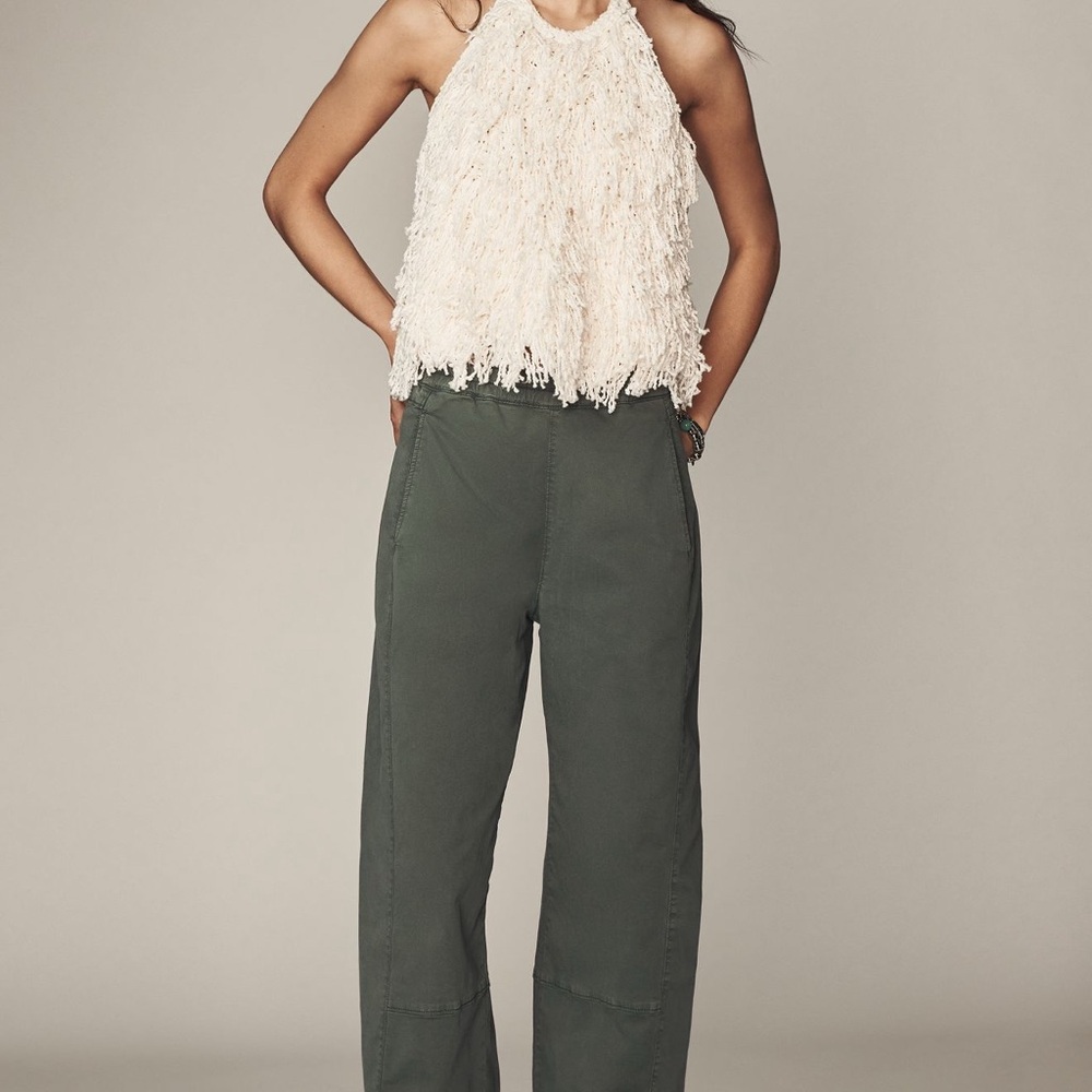 Izzie Relaxed Barrel Pants by Pilcro: Twill Edition
